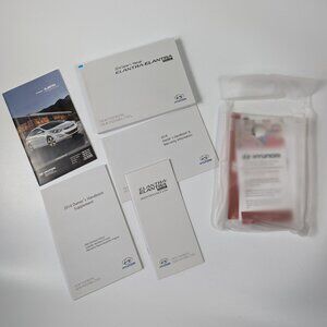 2014 Hyundai Elantra Owners Manual Handbook Maintenance Log